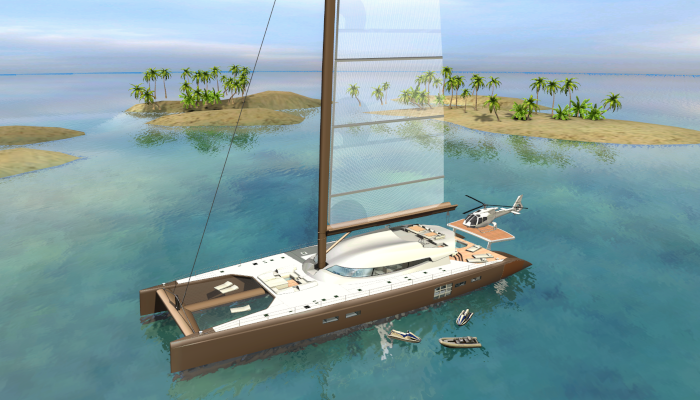3D configurator — Nahema 1560 catamaran